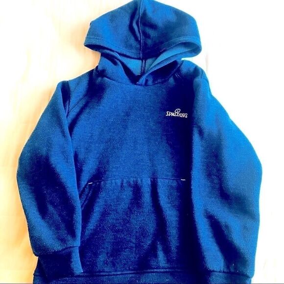 Spalding boys navy blue hoodie sweatshirt - Picture 1 of 2